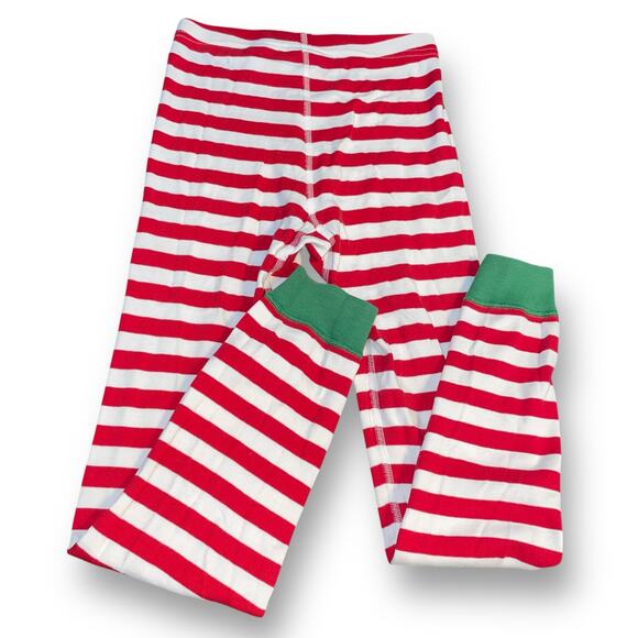 Hanna Andersson Kids 10 140cm Pajama Bottoms Joggers Stripe Loungewear Red Sleep - Picture 11 of 12